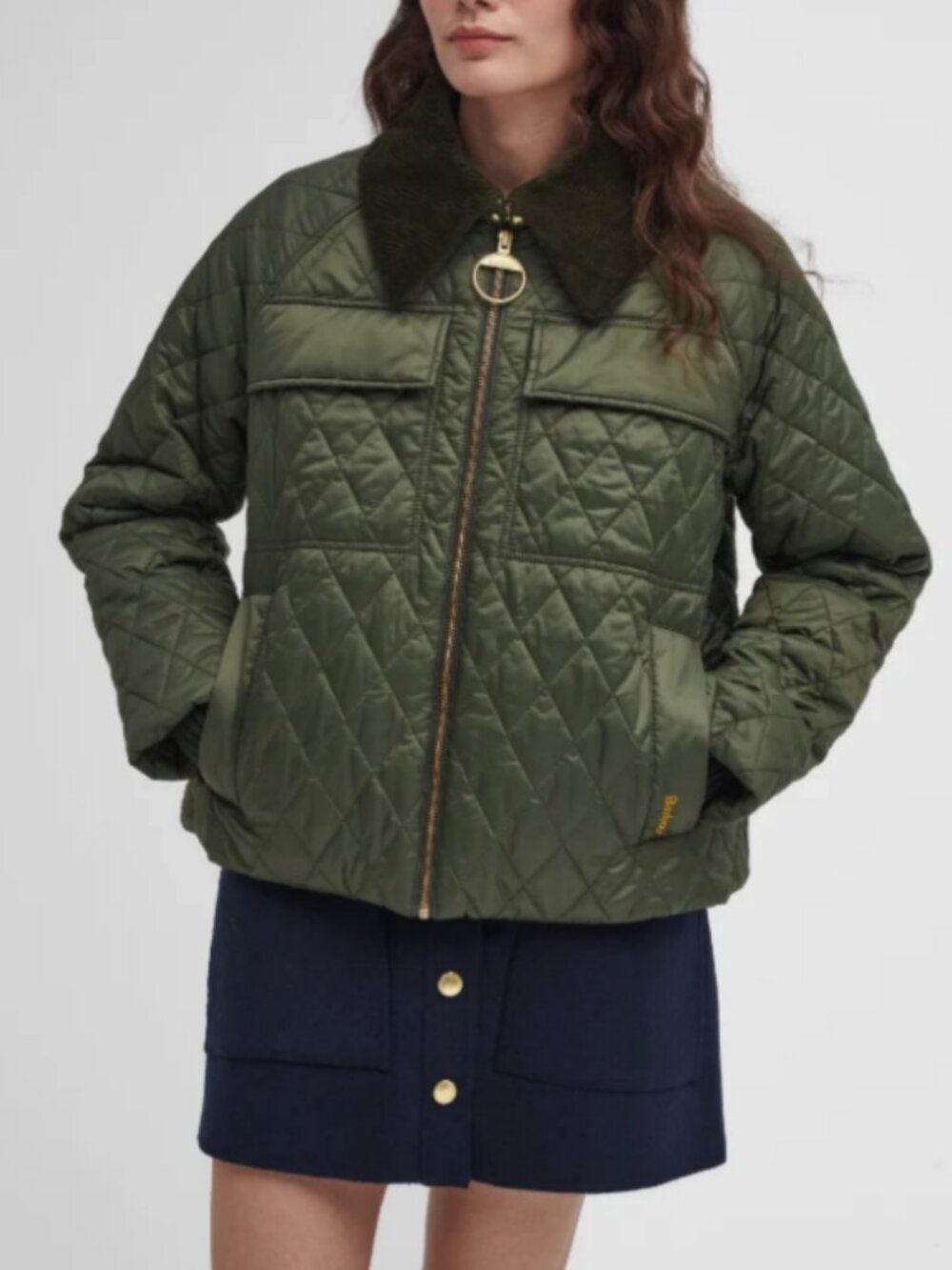 Olive ~ Barbour Beauly Quilted Ladies Jacket MSRP$335 British Elegance
